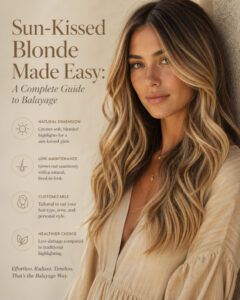 sun-kissed blonde balayage